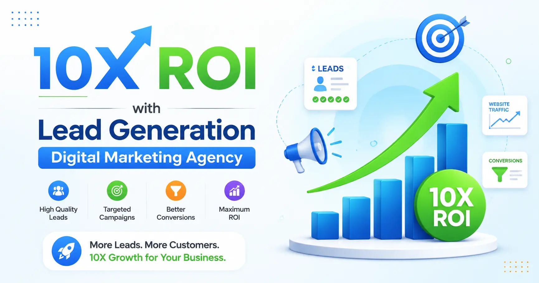 Generate 10x ROI with Lead Generation Digital Marketing Agency