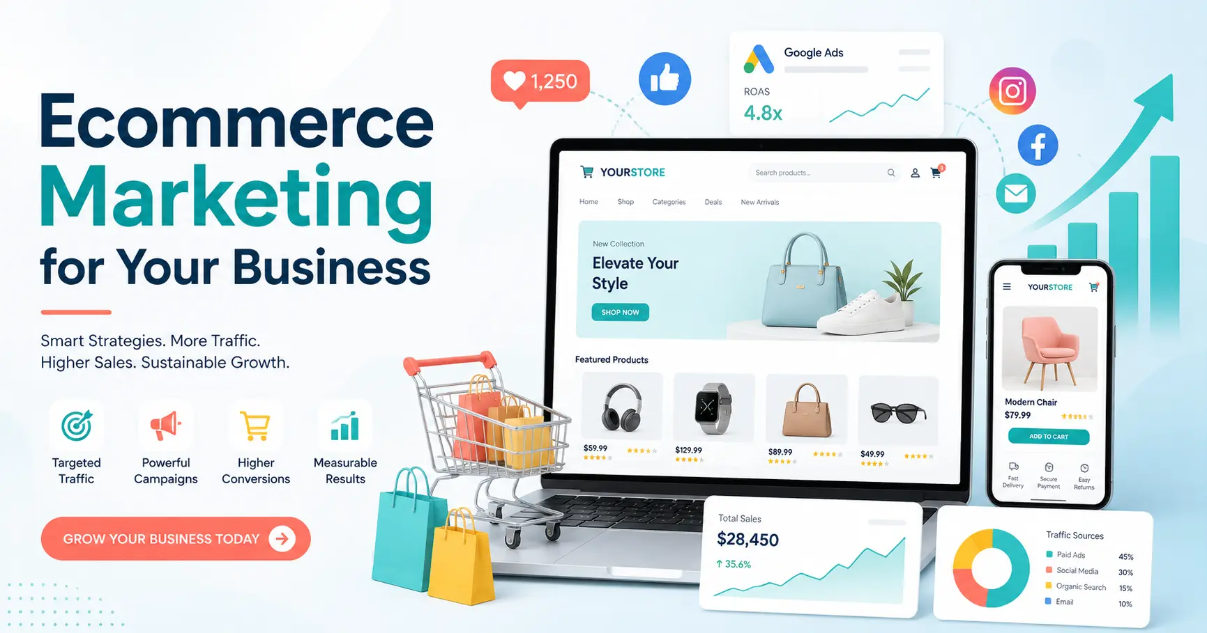 Ecommerce Marketing for Your Business - Ecommerce Marketing Services
