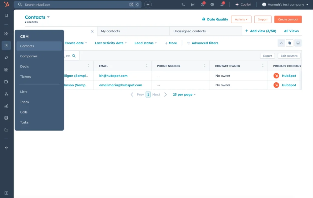 HubSpot - Performance Marketing Tools 