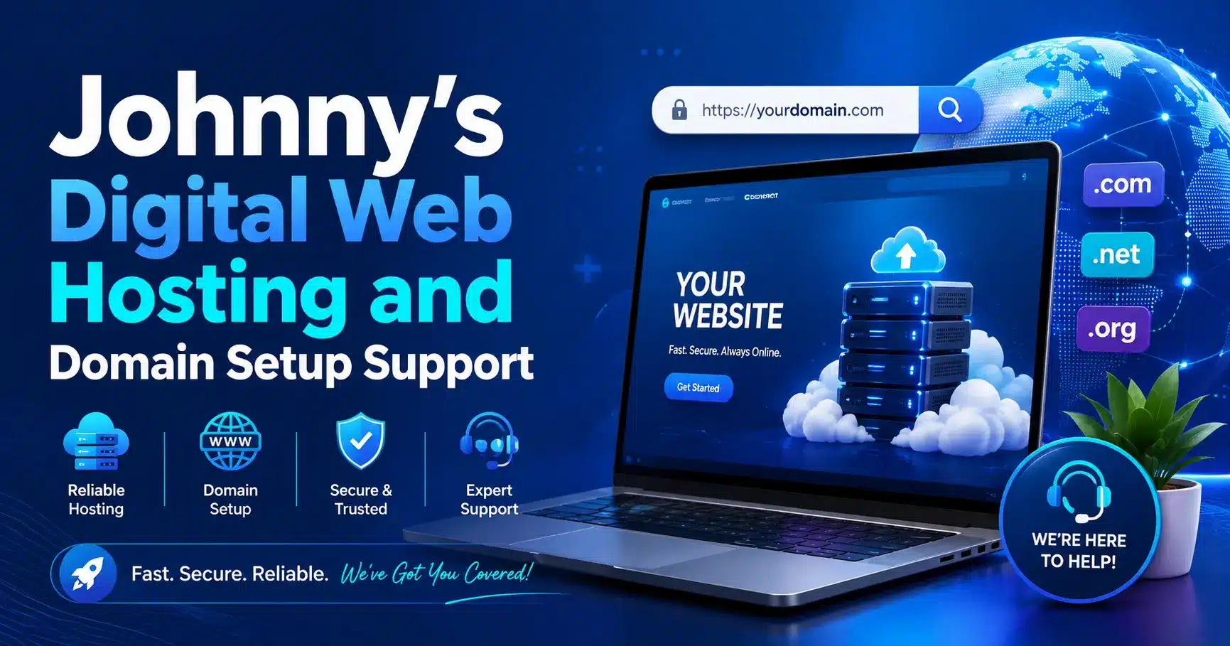 Johnny's Digital Web Hosting and Domain Setup Support