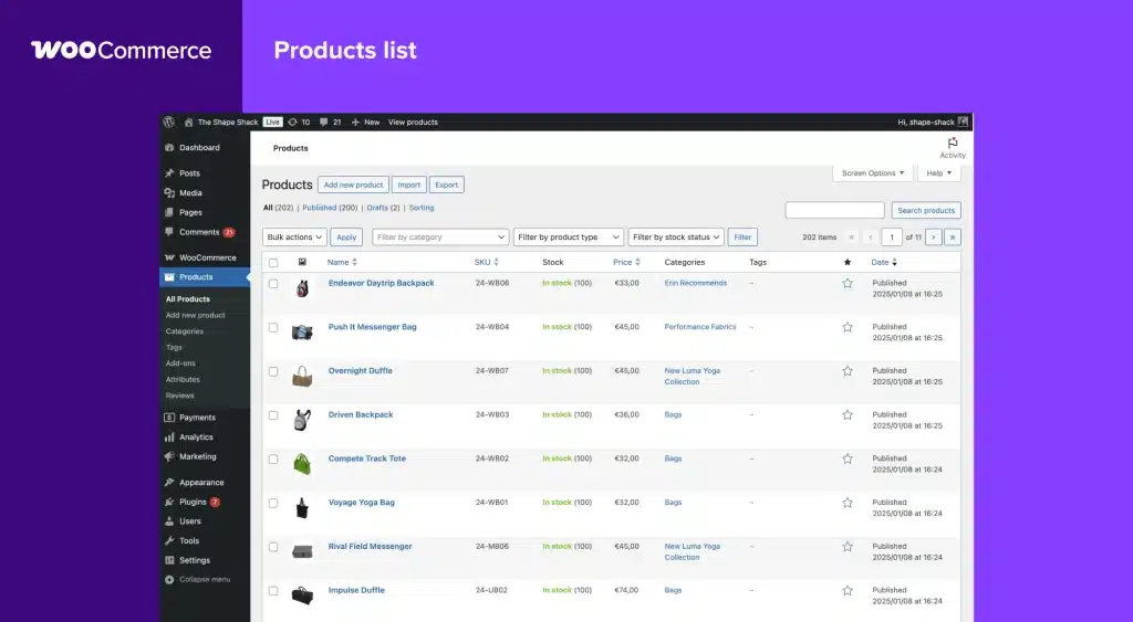 WooCommerce | Best Ecommerce Platform for SEO